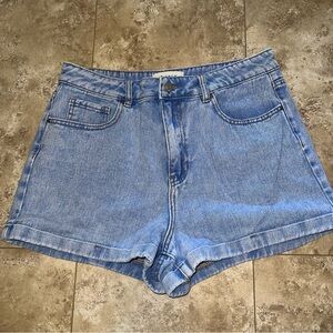 Pac Sun blue jean mom shorts